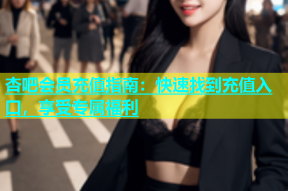 杏吧会员充值指南：快速找到充值入口，享受专属福利