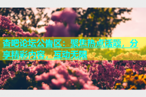 杏吧论坛公告区：聚焦热点话题，分享精彩内容，互动无限